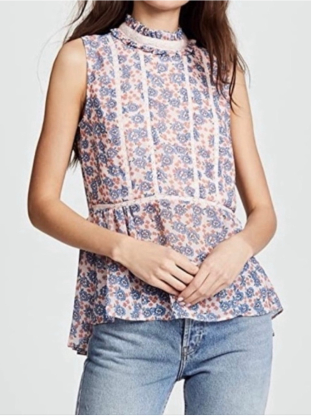 Rebecca Minkoff “Jamie Top” Sleeveless Blouse Size M NWT